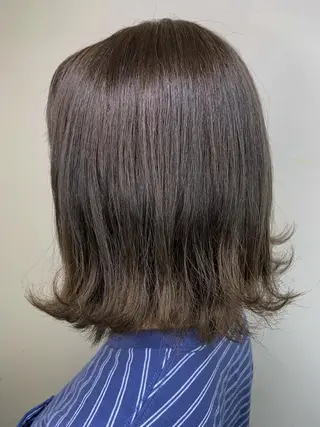 ミディアム カラー 艶髪クリエイター 秋田 聖也🪽のヘアスタイル