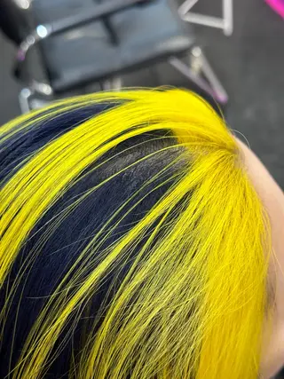 ロング カラー ハイトーン/ウルフ /エクステ/ましろのヘアスタイル