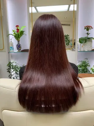 ロング カラー lupinus 中田店のヘアスタイル