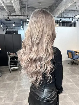 ロング カラー 永田 雄真のヘアスタイル