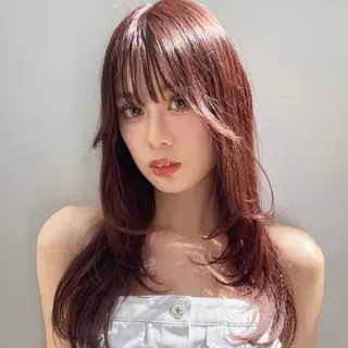 ロング カラー ✨ハッシュカット✨ ユウキ✨のヘアスタイル