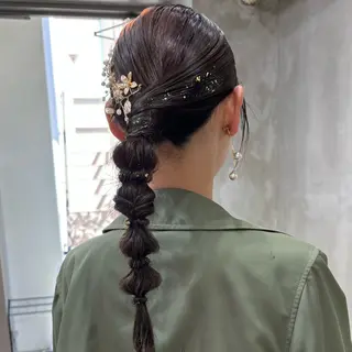 セミロング ヘアアレンジ The Path ARENのヘアスタイル