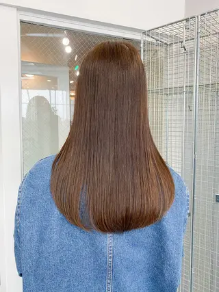 セミロング cashel fukaのヘアスタイル