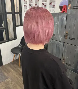 ショート カラー SITY.天神大名【シティ】所属・🦋mamiya🦋 カットモデル募集のヘアスタイル