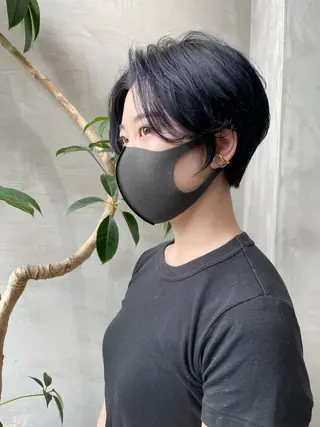 ショート カラー 🉐レイヤー/塩見 弘樹🉐渋谷のヘアスタイル