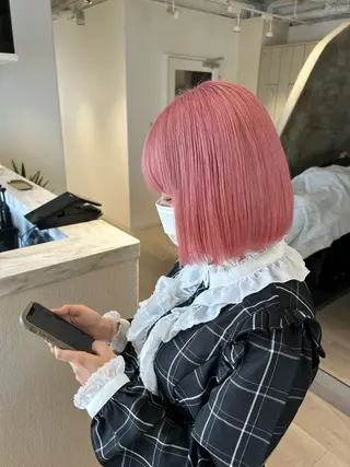 ショート ior北千住【イオール】所属・YU(ハイトーン/ ブリーチカラー)のヘアスタイル