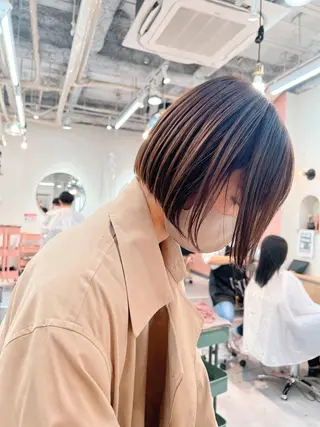 ショート カラー カット特化柏駅 徒歩3分LOUのヘアスタイル