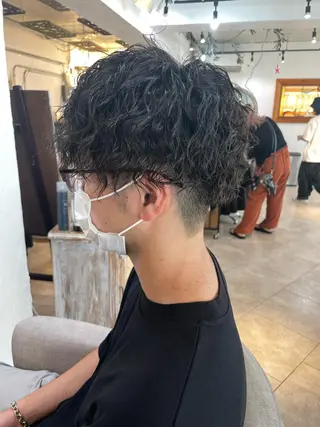 パーマ メンズ あしかが ゆいとのヘアスタイル