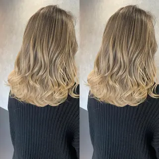 ミディアム カラー ヘアアレンジ Labimani所属・美髪整形✨髪質改善 ✨中村弘仁/チーフのヘアスタイル