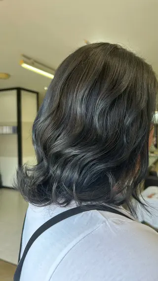 ミディアム ❄️艶カラー/レイヤ ー/ボブ/mao❄️のヘアスタイル