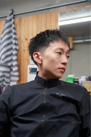 メンズ brunt jet所属・関 晃哉のヘアスタイル