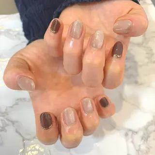 ネイル 岸本 みなみのネイルデザイン