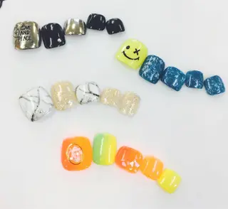 カラー パーマ ヘアアレンジ ネイル マツエク・マツパ nail salon＆school felice所属・フェリーチェ瑞江店 新山のネイルデザイン