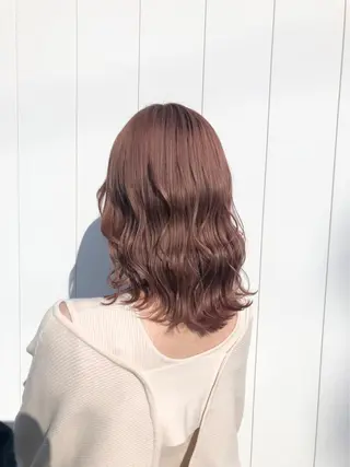 ミディアム JILL    hair所属・maki💖 ボブ/縮毛矯正のヘアスタイル