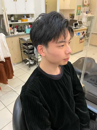 ミディアム メンズ 長村 美優のヘアスタイル