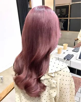 ロング カラー ヘアアレンジ 🎀暖色カラー🎀 ♡yurika♡のヘアスタイル