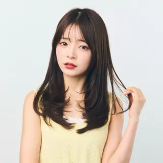 ロング ブリーチなし透明感 カラー✳︎ayaneのヘアスタイル