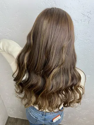 ロング カラー 🎀モテ髪ﾐﾙｸﾃｨ ｰ🎀yasunaのヘアスタイル