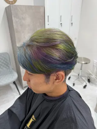 メンズ メンズバレイヤージュ ⚡️RYUTA⚡️のヘアスタイル