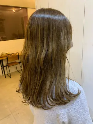 ロング カラー ヒロミ/アレンジ/ アンニュイ/透け感のヘアスタイル