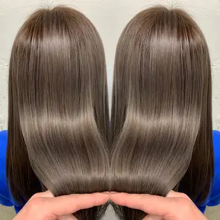 セミロング カラー ヘアアレンジ 🎨カラー満足度 500%💫ヅル💫のヘアスタイル