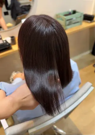 ミディアム Aoi /Lamp柏 /縮毛矯正🪐のヘアスタイル