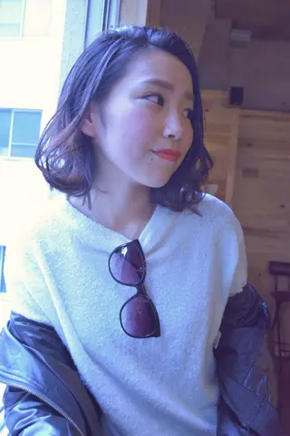 ショート ミディアム カラー パーマ belle chambreイブカのその他イメージ