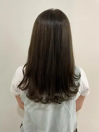 セミロング 🤍似合わせパーマ 奥田沙耶🫧のヘアスタイル