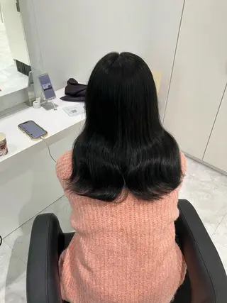 ロング カラー ヘアアレンジ 🫧透明感ラベンダー 似合わせ🫧あい🫧のヘアスタイル