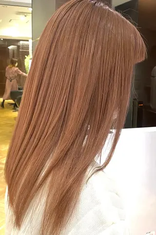 カラー セミロング 銀座店長🌟 片山雄太のヘアスタイル