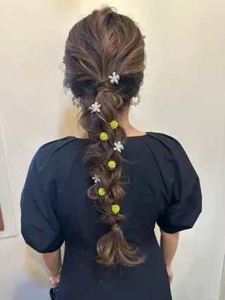 ロング 髪質改善/艶髪/ 透明感カラー/サラのヘアスタイル