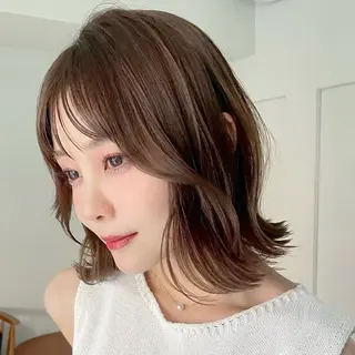 ショート カラー ヘアアレンジ ✨レイヤーカット/透 名感カラー特化✨のヘアスタイル