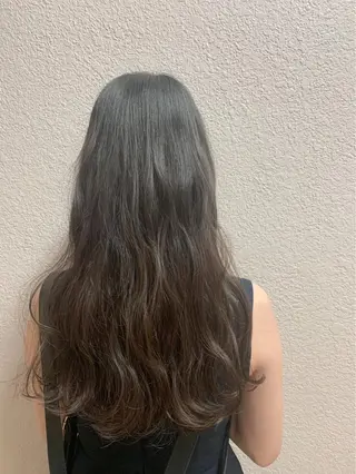 ロング カラー パーマ ケアカラー×髪質改善 🌙OKUBO🌙のヘアスタイル