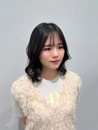 パーマ モ モのヘアスタイル