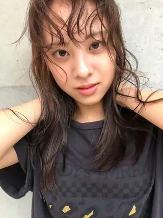 ロング nessヤマサキ リュウタのヘアスタイル