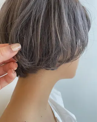 ショート ୨୧柔らかいカラー nozomi ୨୧のヘアスタイル
