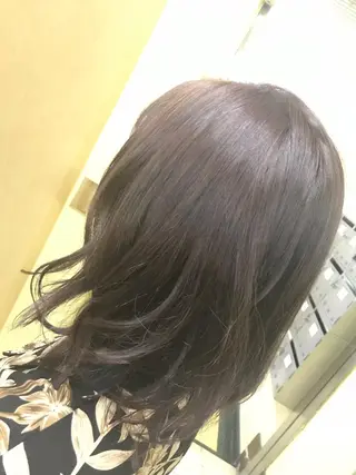 ミディアム カラー shi hoのヘアスタイル