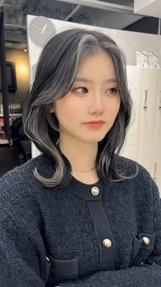 ミディアム 未来 【ショートカット⠀】のヘアスタイル