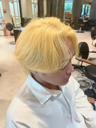 メンズ 韓国ヘア/そら レイヤー透明感カラーのヘアスタイル