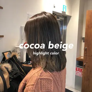 ミディアム カラー レイヤー,ボブ / 彩未のヘアスタイル