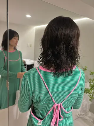 ミディアム 白土 さくらのヘアスタイル