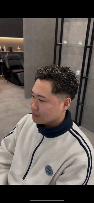 カラー パーマ メンズ 【札幌メンズ特化】 つばさ🔥のヘアスタイル