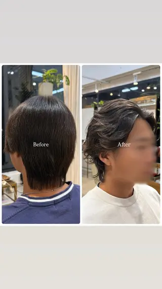 ショート パーマ Ata.広尾 美容室所属・10月カットモデル 募集❗️junnaのヘアスタイル
