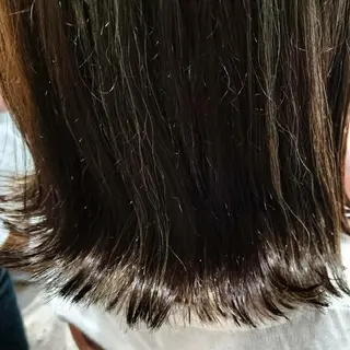 ミディアム カラー ヘアアレンジ 嶋田 ゆきのヘアスタイル