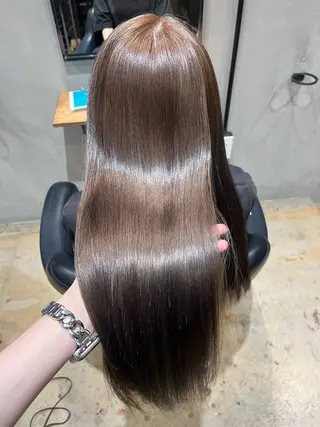 ロング カラー みわ/博多 ブリーチ/メンズヘアのヘアスタイル