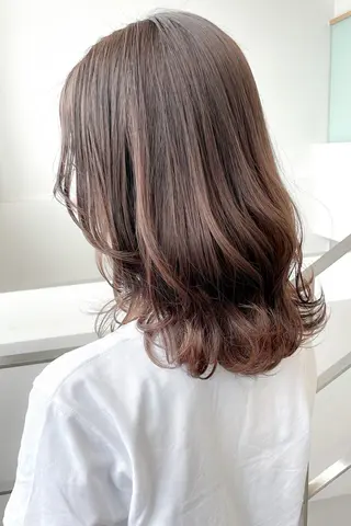 ミディアム amie池袋【アミ】 Minami...のヘアスタイル
