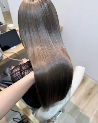 ロング カラー ブリーチなしWカラー ヘアセット🎀はるかのヘアスタイル