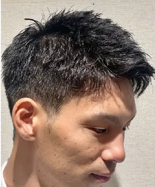 ショート メンズ 奥山 昇陽のヘアスタイル