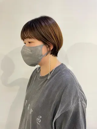 ショート silo所属・silo MOKA 顔周りカット🦦のヘアスタイル