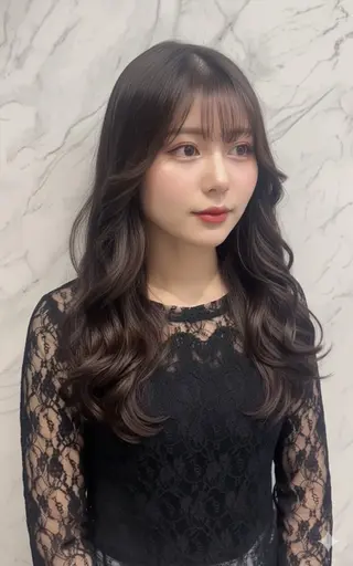 セミロング mimi☪️ 艶髪髪質改善/メンズのヘアスタイル